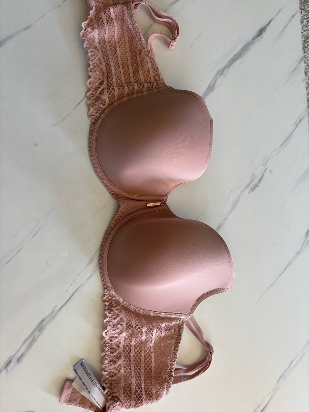 Prima Donna Blush Pink Lace T-Shirt Bra